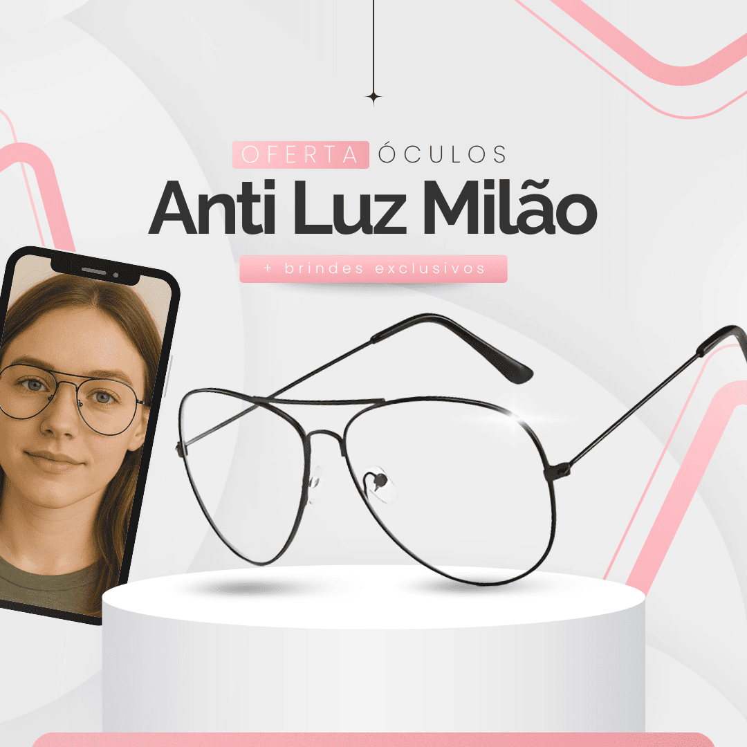 Óculos Milão - Anti Luz Azul